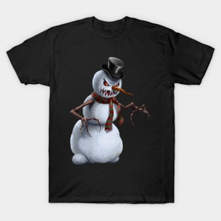 Super Scary Snowman T-Shirt